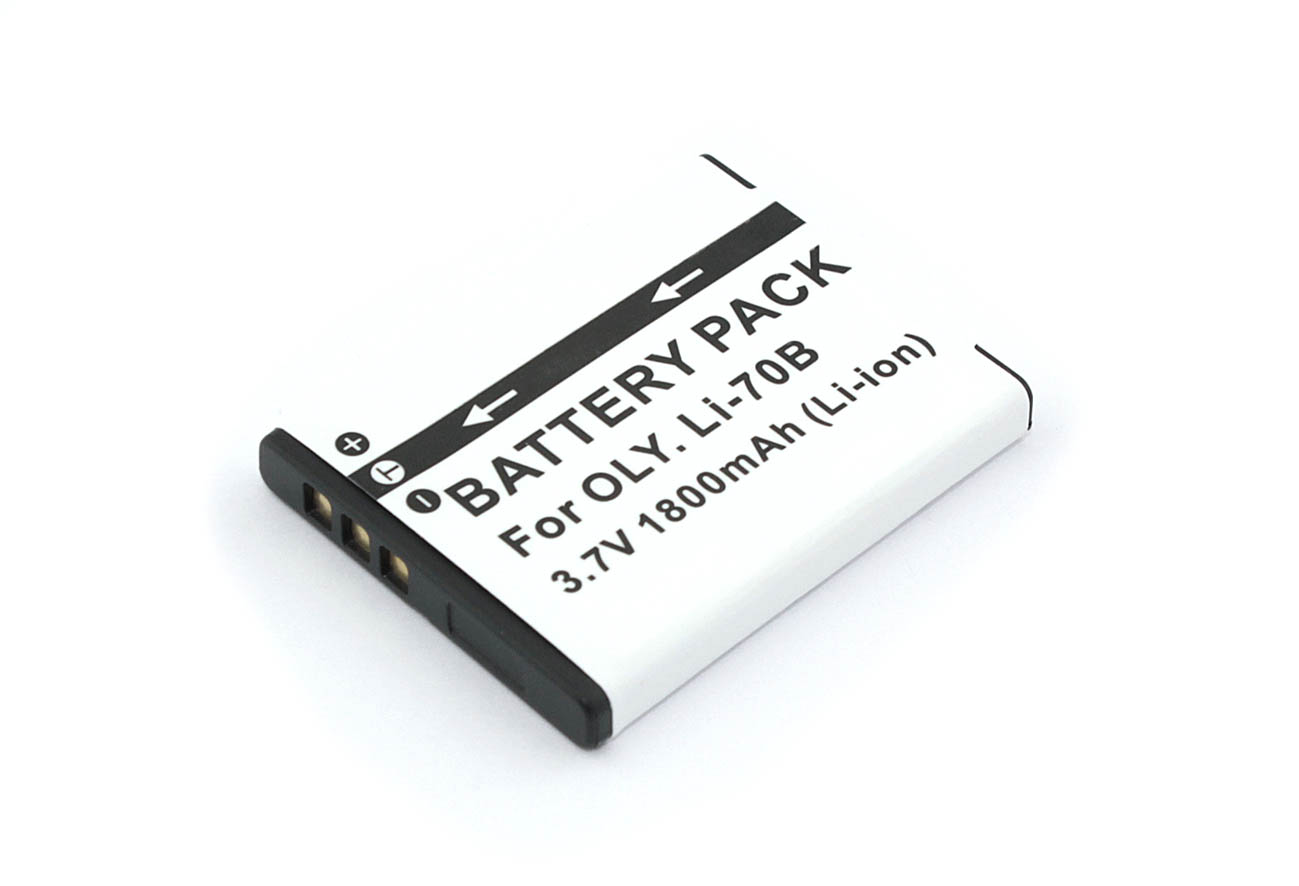 Аккумуляторная батарея для фотоаппарата Olympus X-940, VG-110, VG-120 (Li-70B) 3,7V 1800mAh
