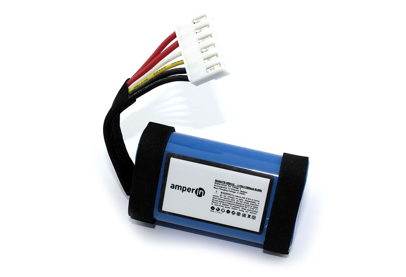 Аккумуляторная батарея Amperin для JBL Charge 4  3.7V  7800mAh  28.86Wh
