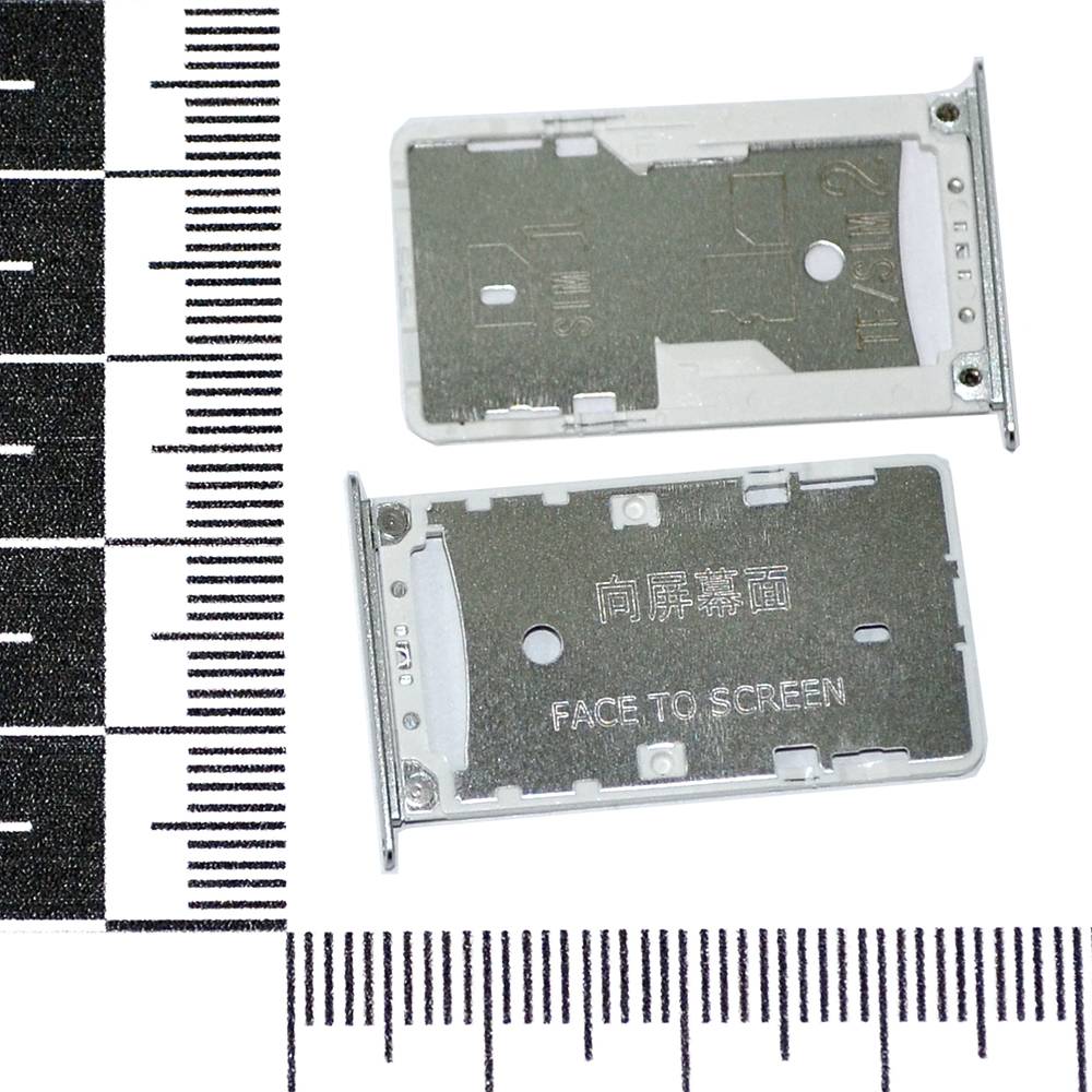 Держатель сим-карты Xiaomi Redmi Note4 серебро