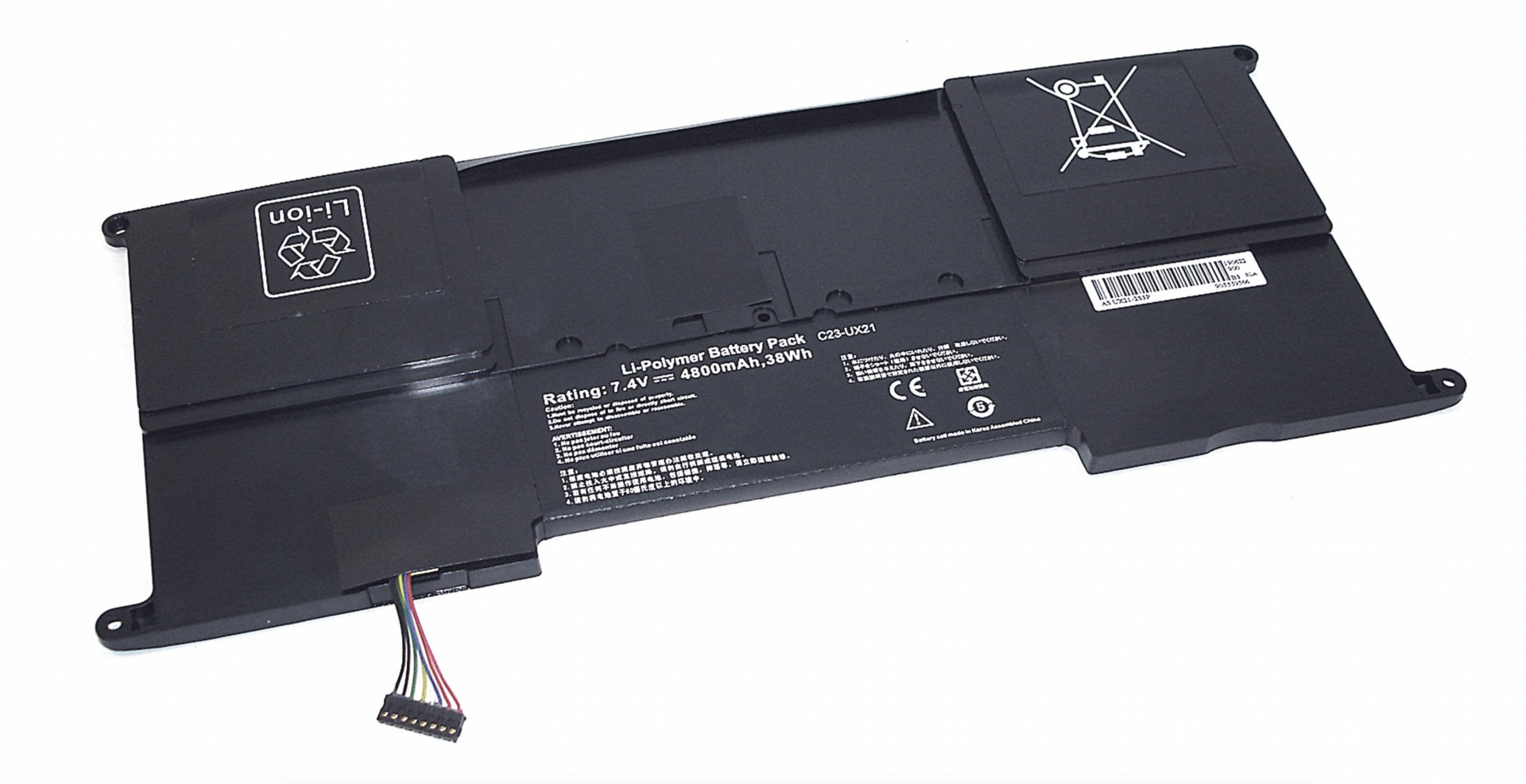 Аккумулятор ASUS Zenbook 3 UX21 7.4V, 4800mAh, OEM