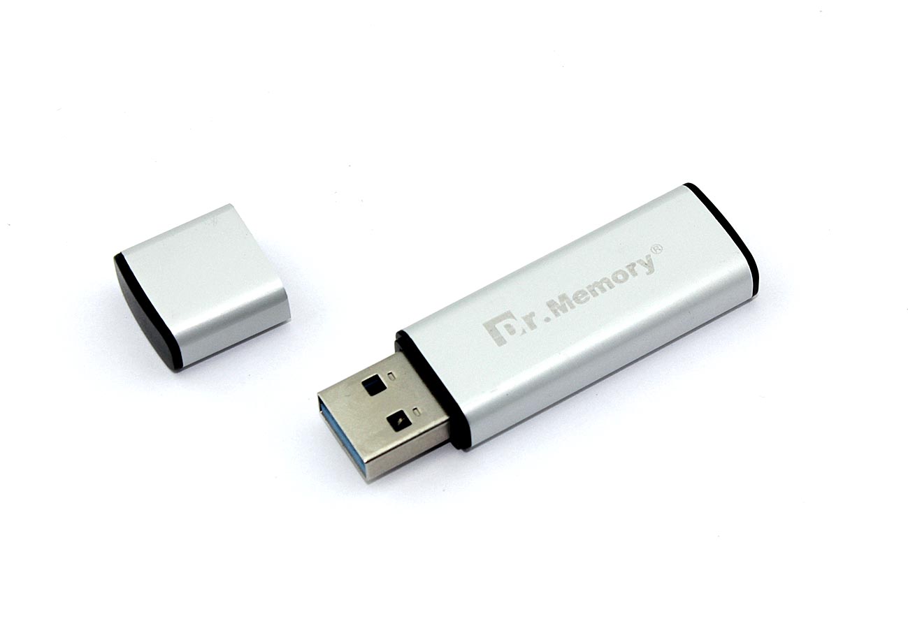Флешка USB Dr. Memory 009 16Гб, USB 3.0, серебристый