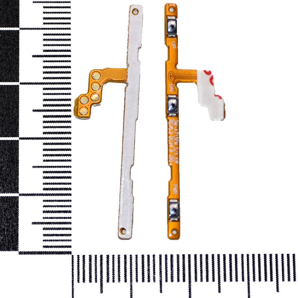 Шлейф Samsung SM-A715F/Galaxy A71 + кнопки громкости orig Factory