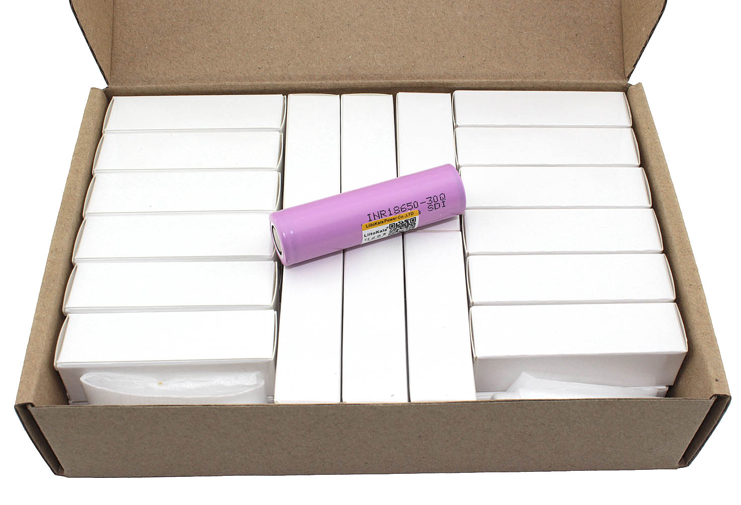 Аккумулятор типа 18650 Li-Ion LiitoKala Lii-30Q 3000mAh, 3.7V, упаковка 36 штук