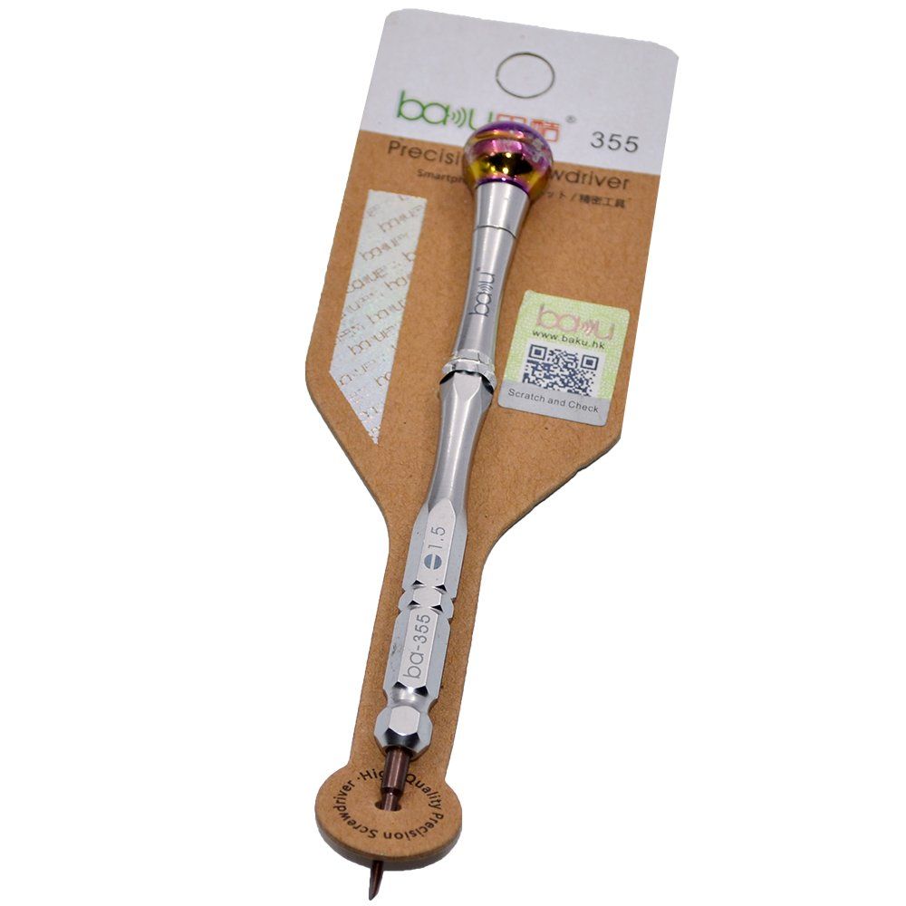 Отвертка BAKU BK-355 (шлицевая 1.5)