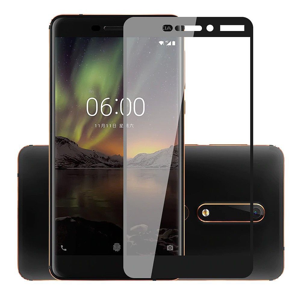Защитное стекло 5D во весь экран Nokia 6.1