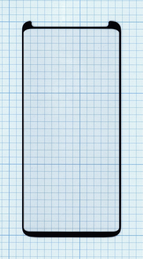 Защитное стекло "Полное покрытие Full Glue" для Samsung Galaxy S9 Plus черное