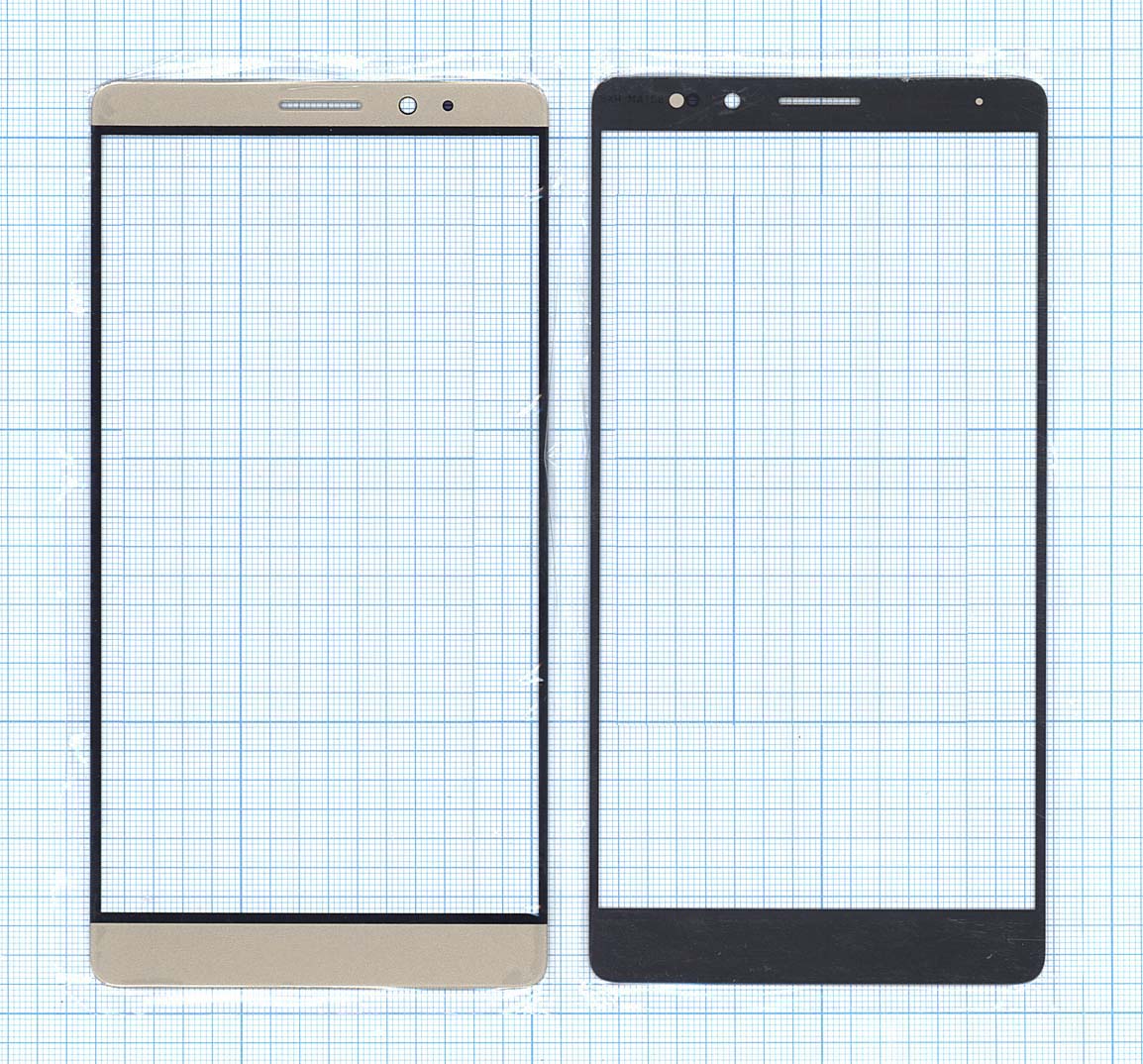 Стекло для Huawei Mate 8 золотистое