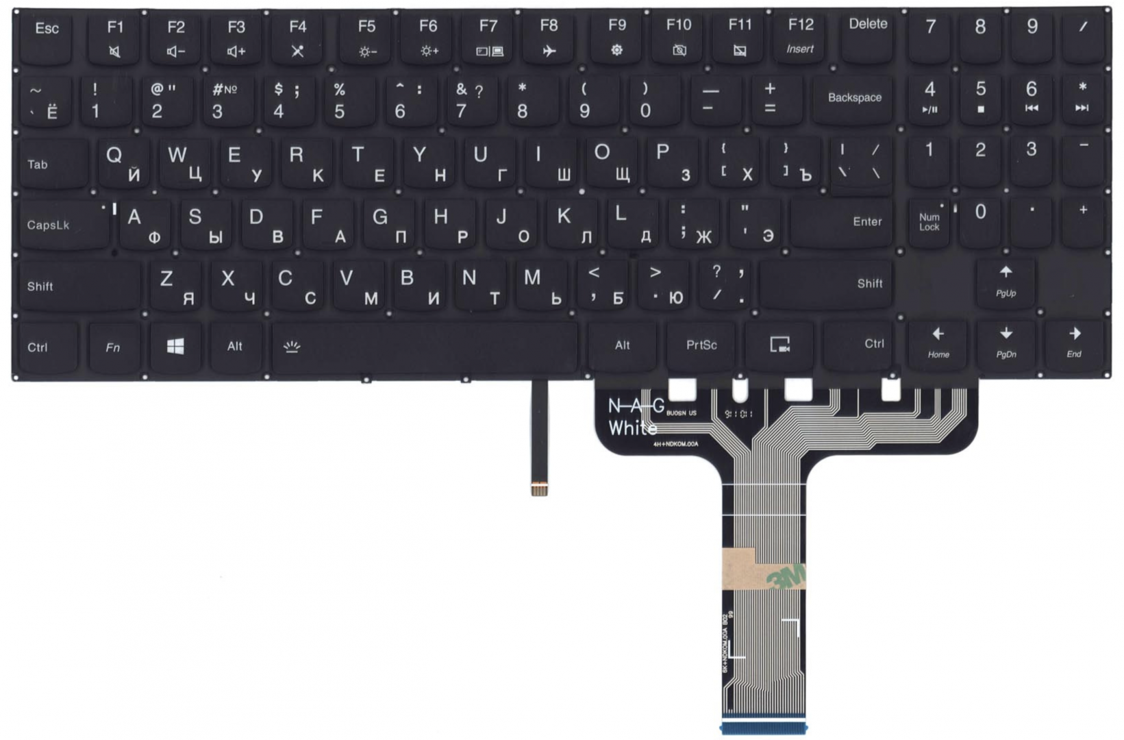 Клавиатура Lenovo Legion Y730-15 (81HD0008RU) OEM