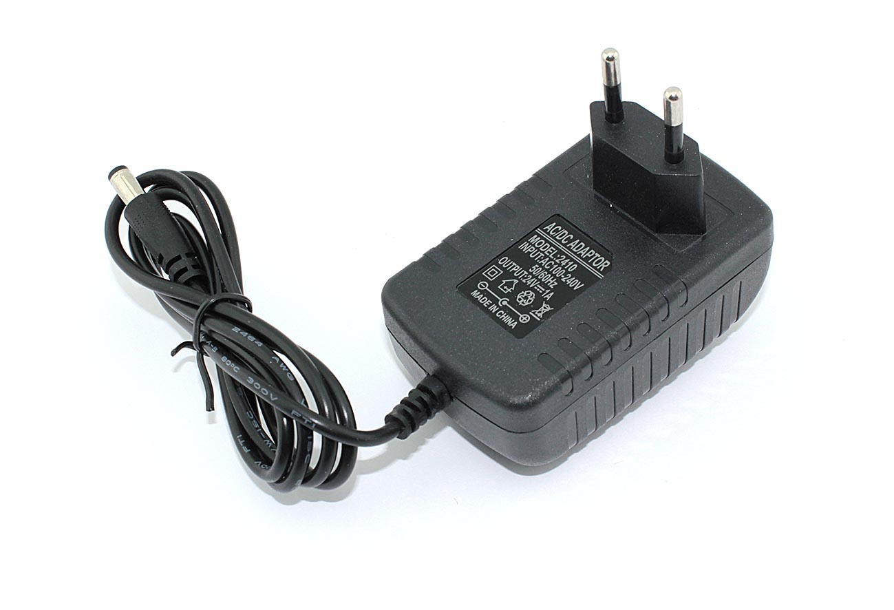 Блок питания (сетевой адаптер) 24V 1A 5.5x2.1