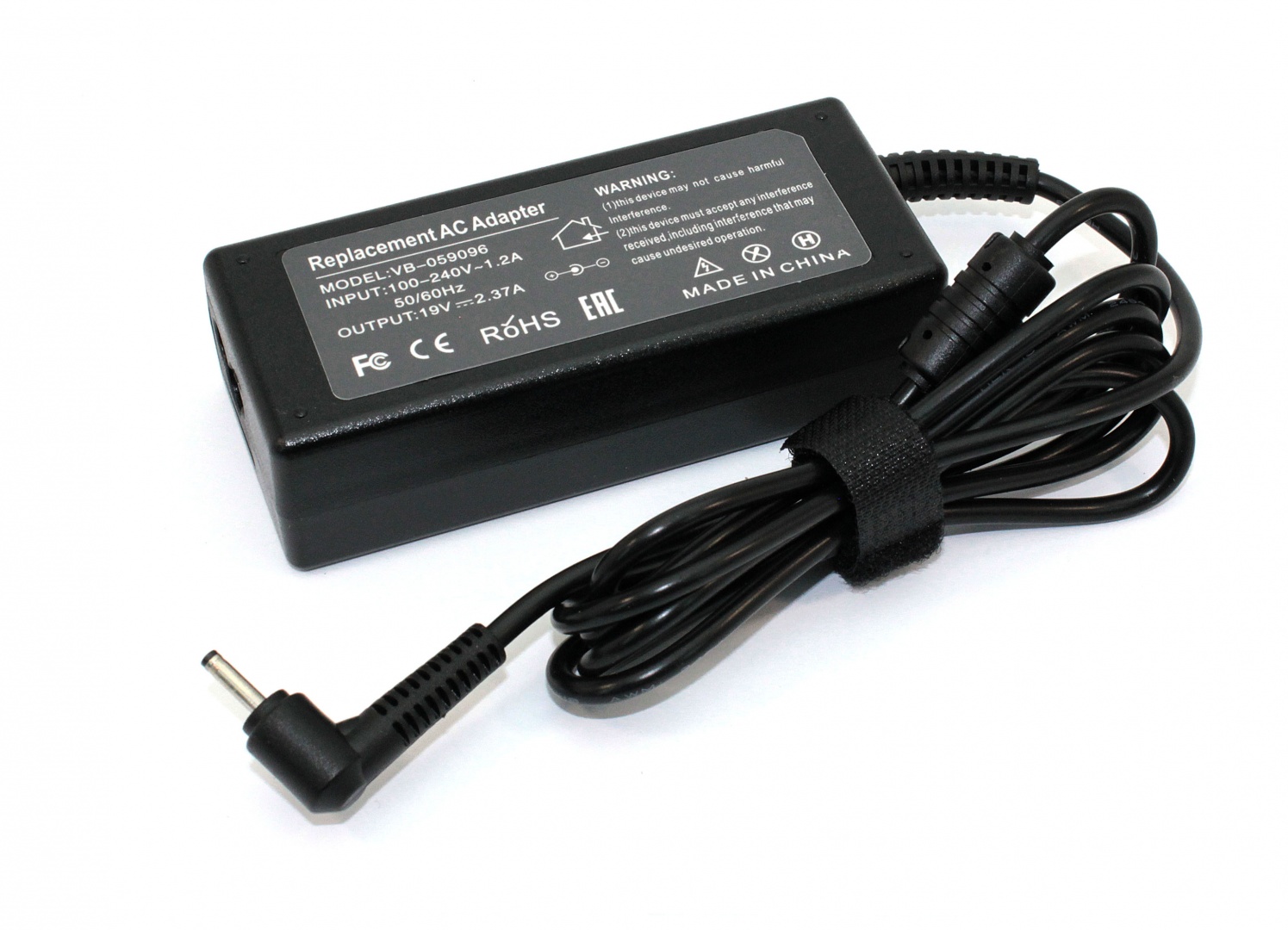 Блок питания (сетевой адаптер) для ноутбуков Asus 19V 2.37A 3.0x1.1mm 45W OEM