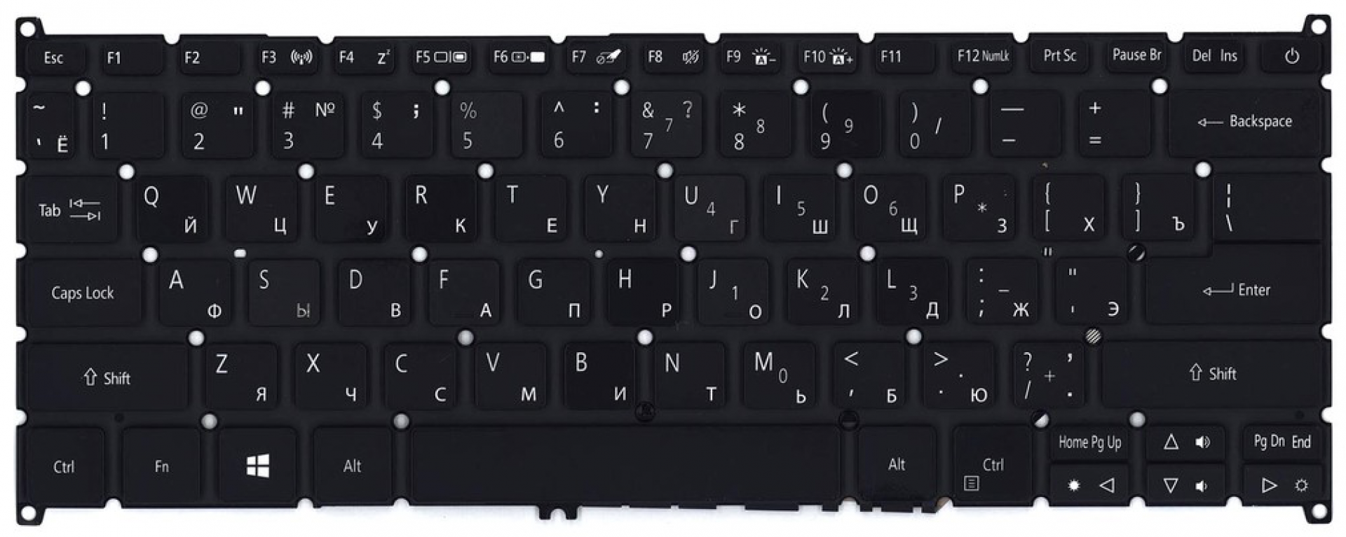 Клавиатура Acer Aspire Swift SF314-52 с подсветкой, OEM