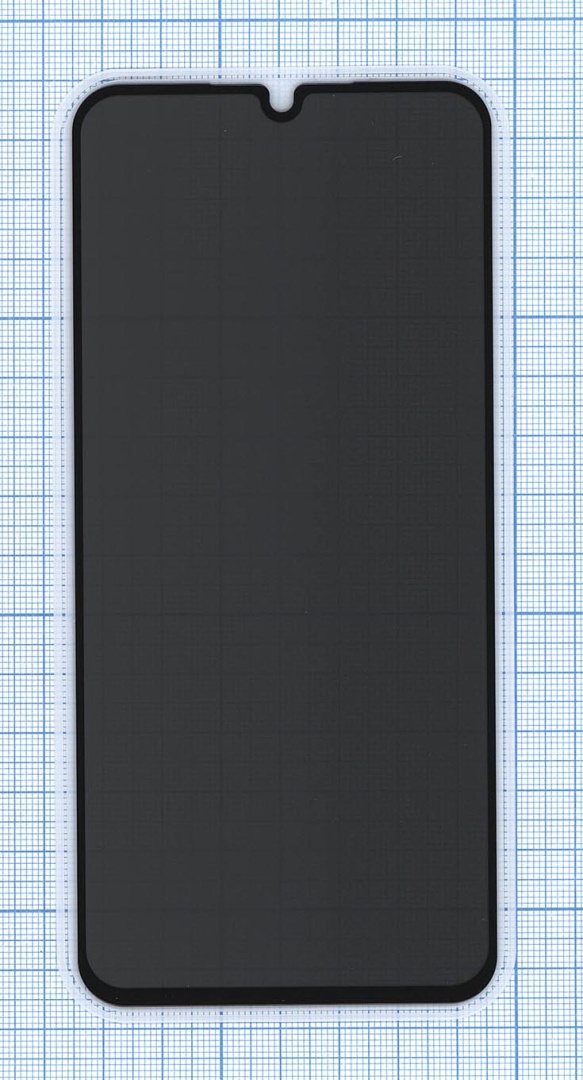 Защитное стекло Privacy "Анти-шпион" для Samsung Galaxy A15 A25 5G (SM-A256) черное