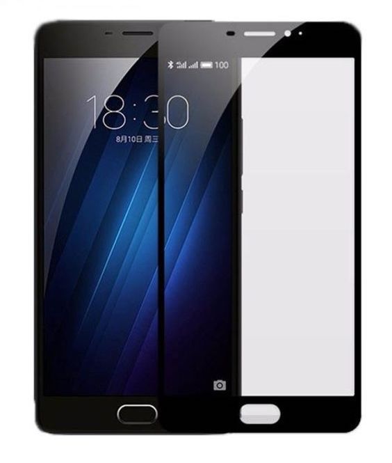 Защитное стекло 3D во весь экран Meizu Pro 7
