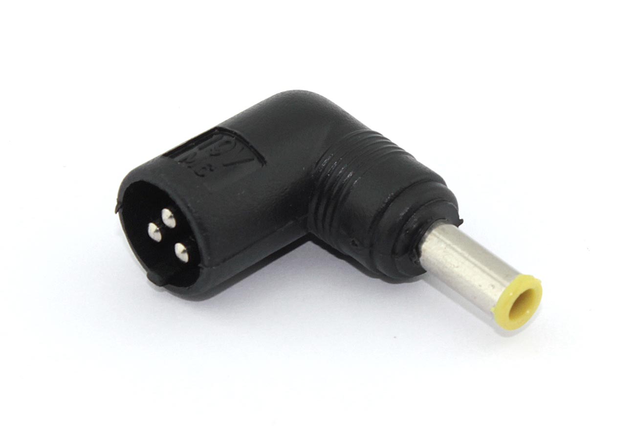 Переходник для ноутбуков Samsung 5 Pin 19V с 3-контактным разъемом