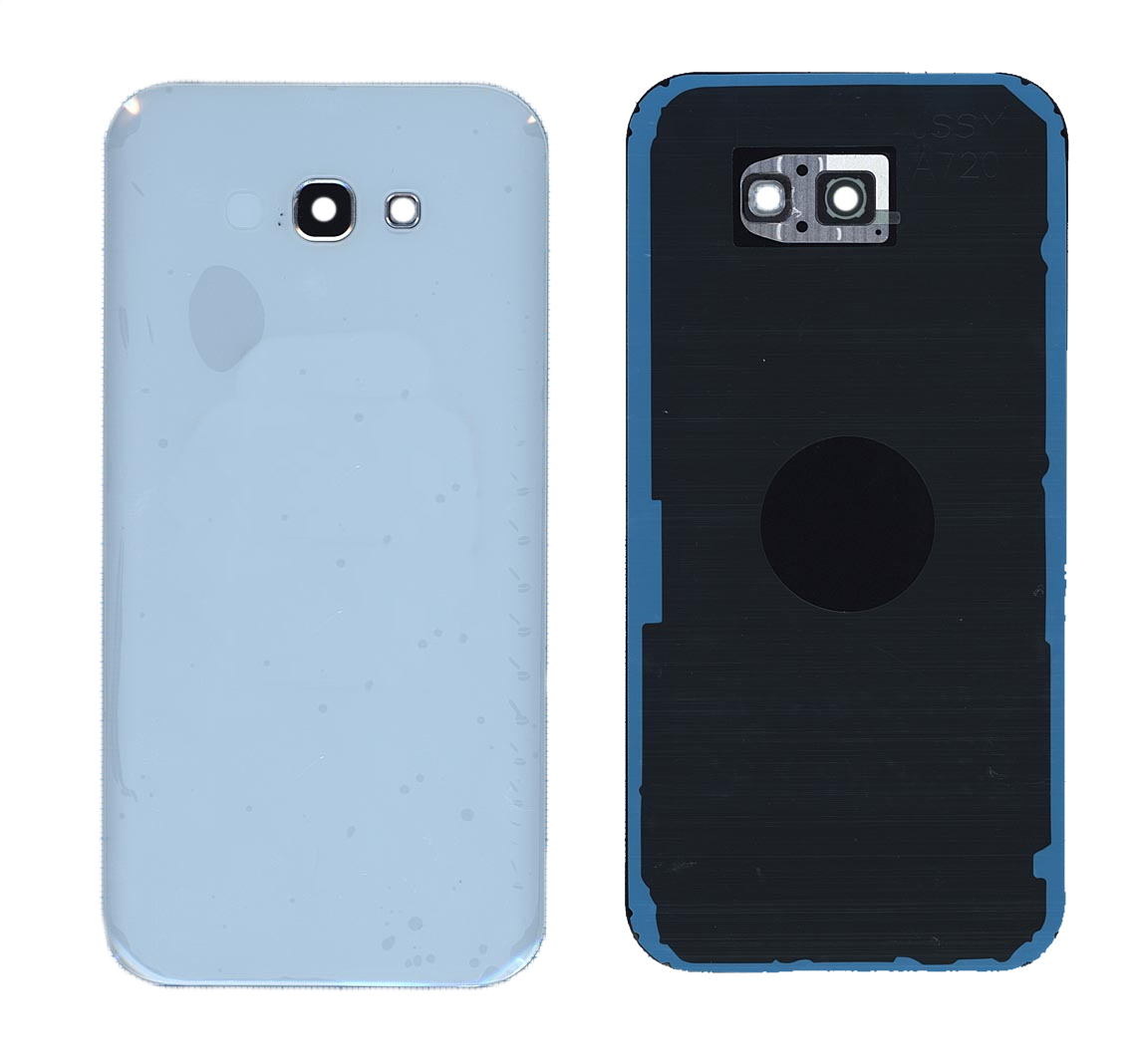 Задняя крышка для Samsung A720 Galaxy A7 (2017) синяя