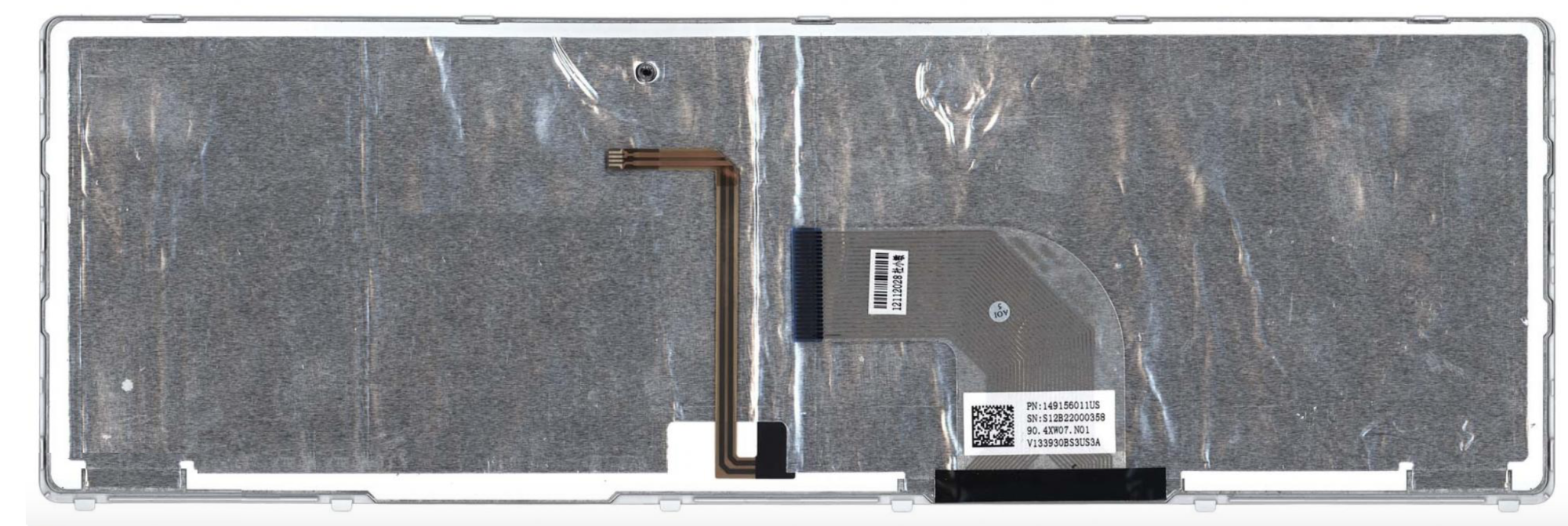 Клавиатура Sony VAIO SVE1712 белая рамка с подсветкой, OEM