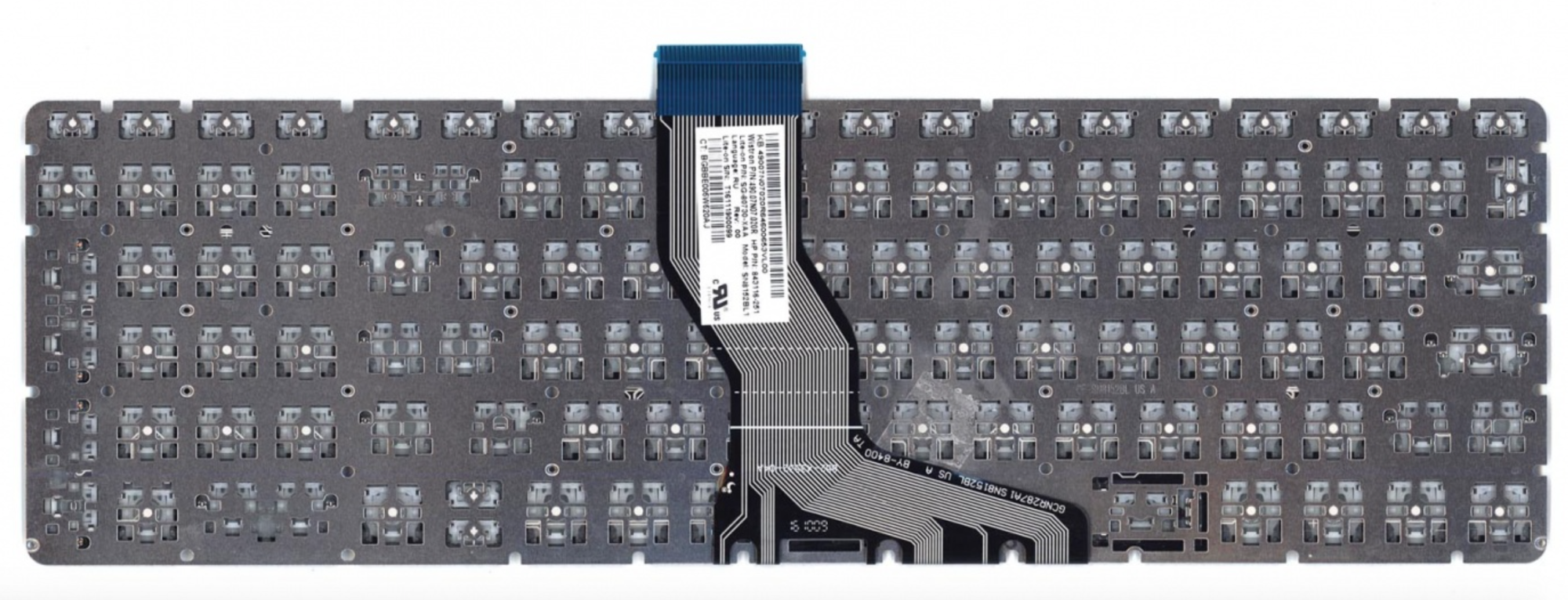 Клавиатура HP Pavilion 17-ab310ur серая с подсветкой, OEM