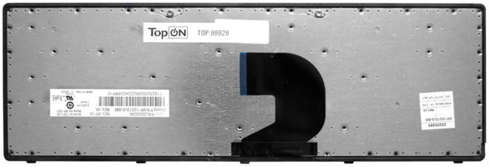 Клавиатура Lenovo IdeaPad Z500T с серой рамкой OEM