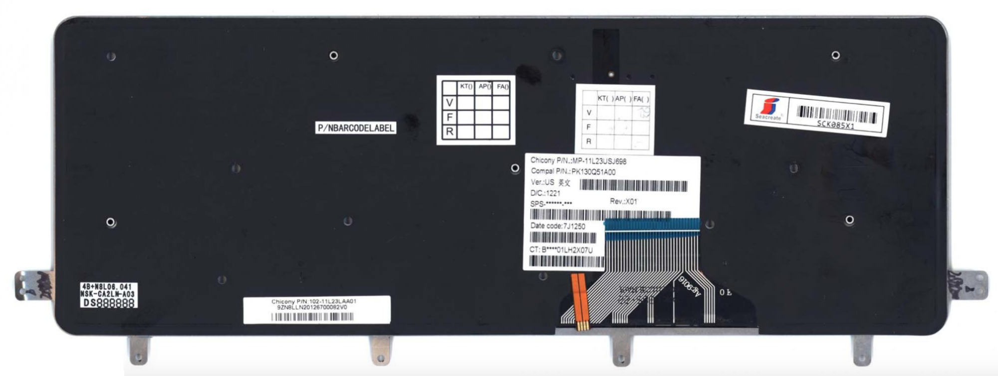 Клавиатура HP Spectre Touchsmart 15-4000 OEM