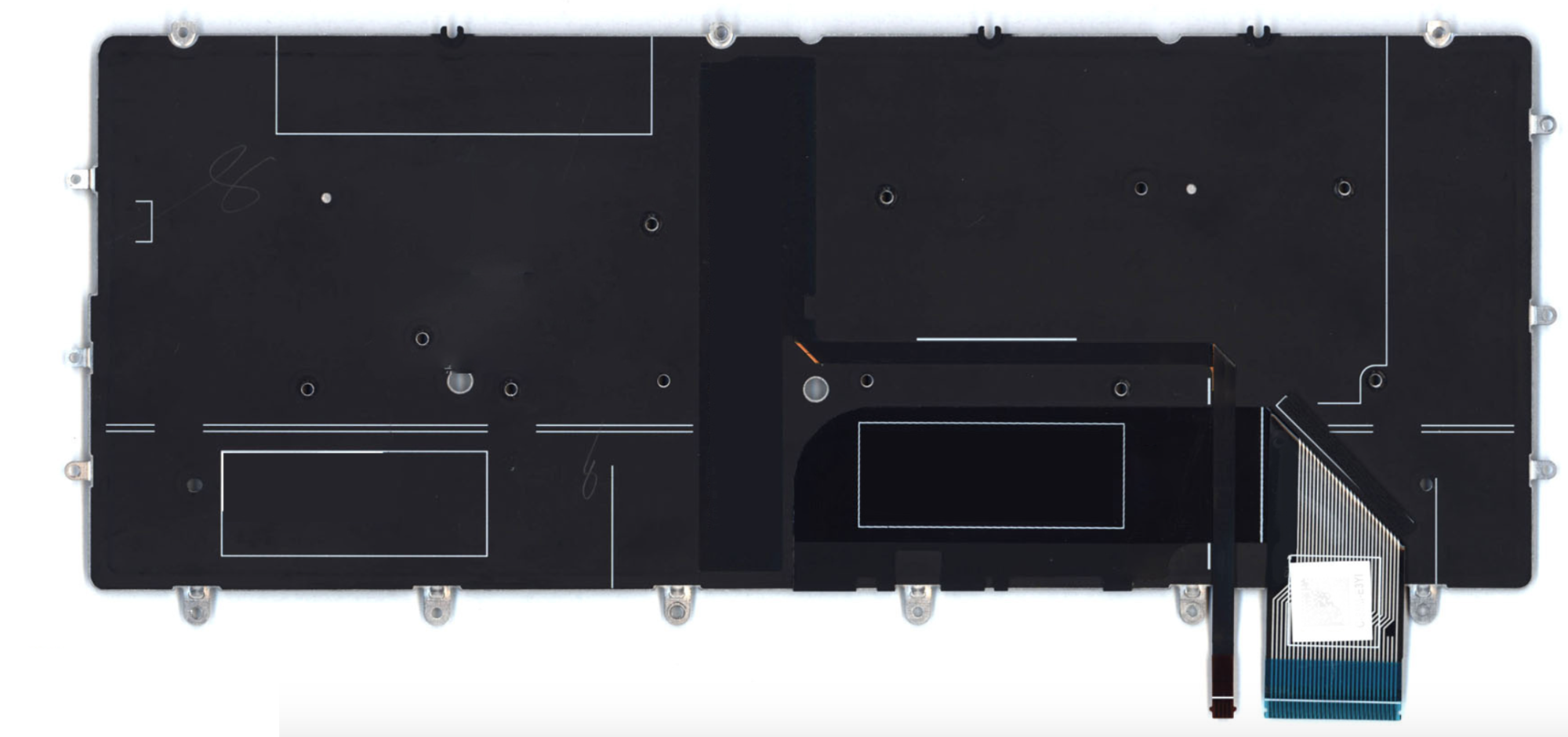 Клавиатура DELL XPS 13 9370-1726 с подсветкой, OEM