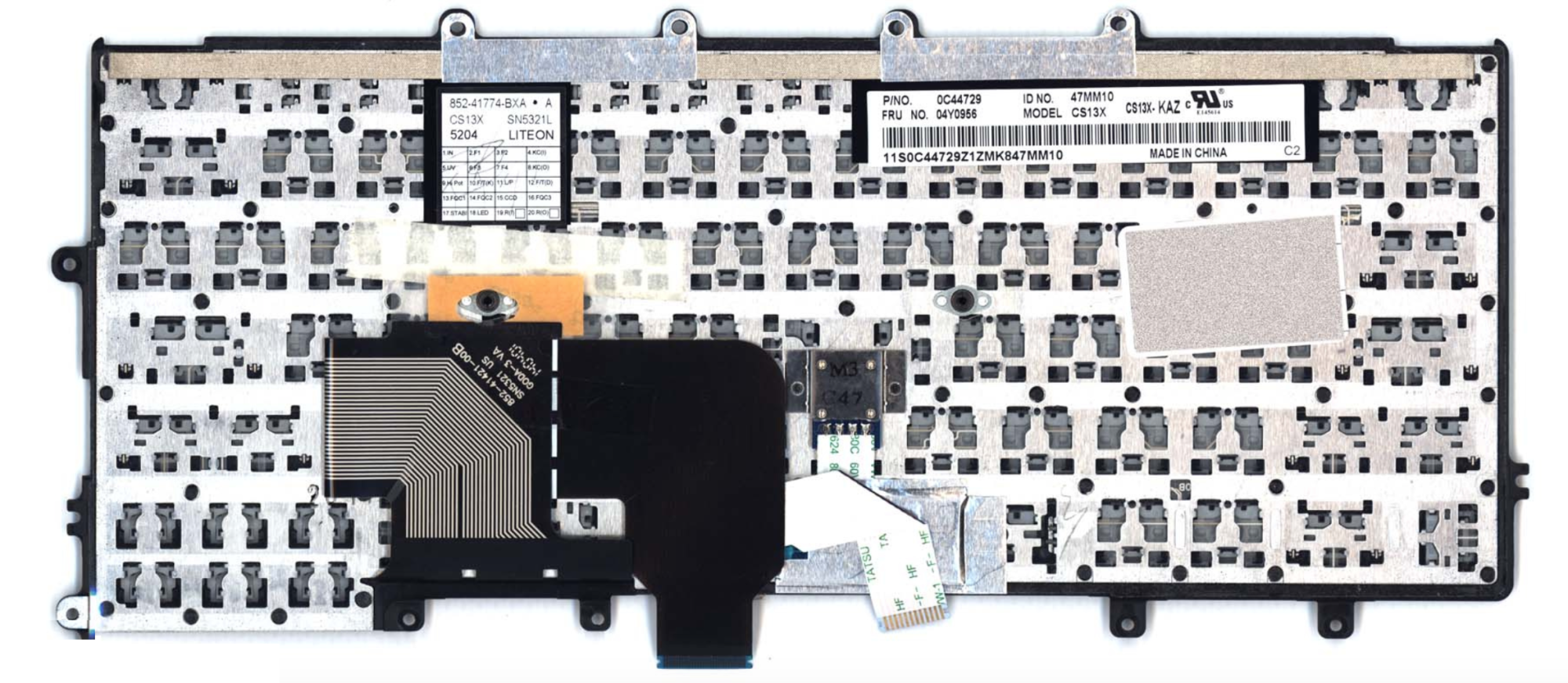 Клавиатура Lenovo ThinkPad X240 без подсветки, OEM