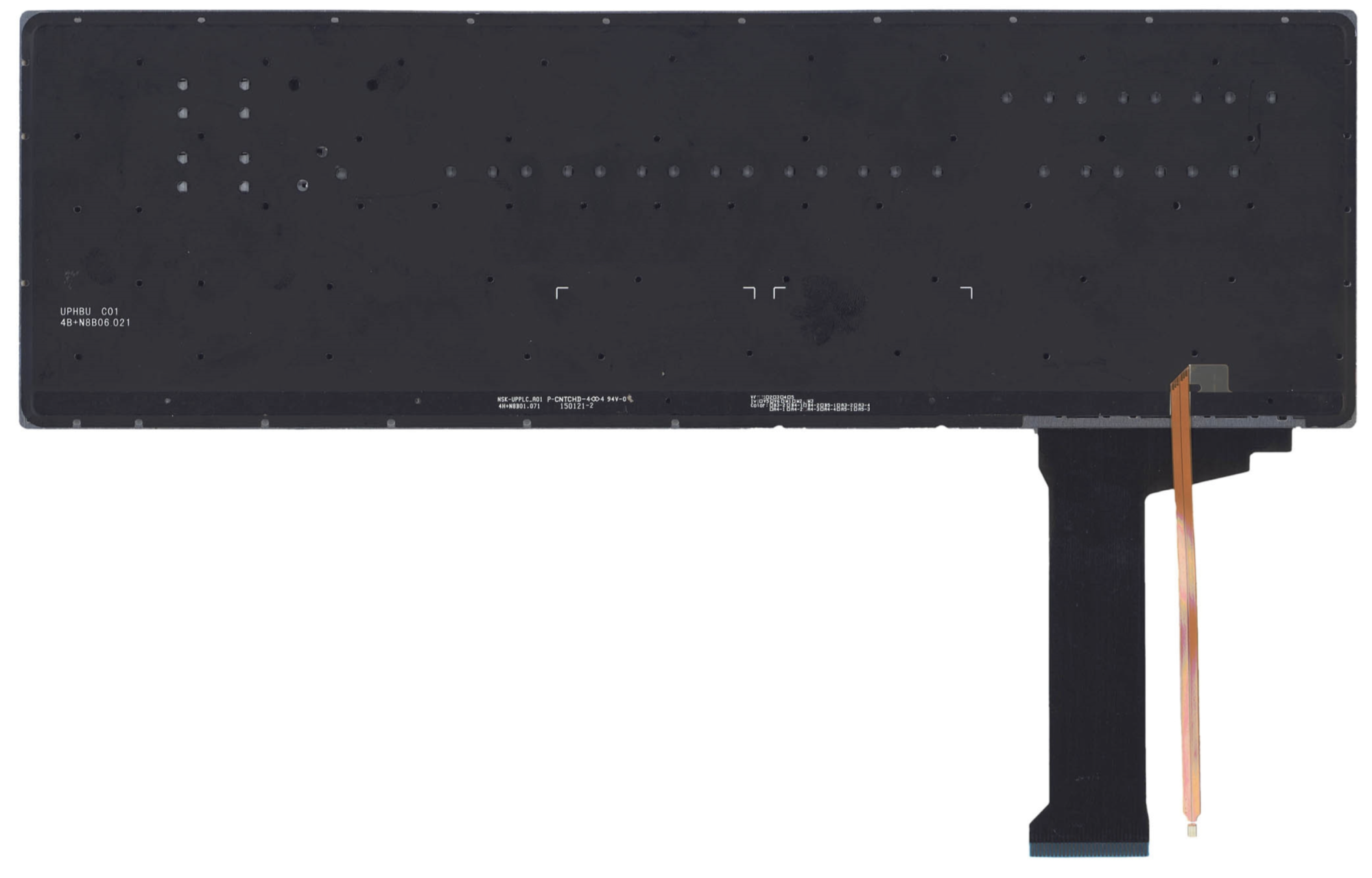 Клавиатура ASUS N751JX серая, с подсветкой, OEM