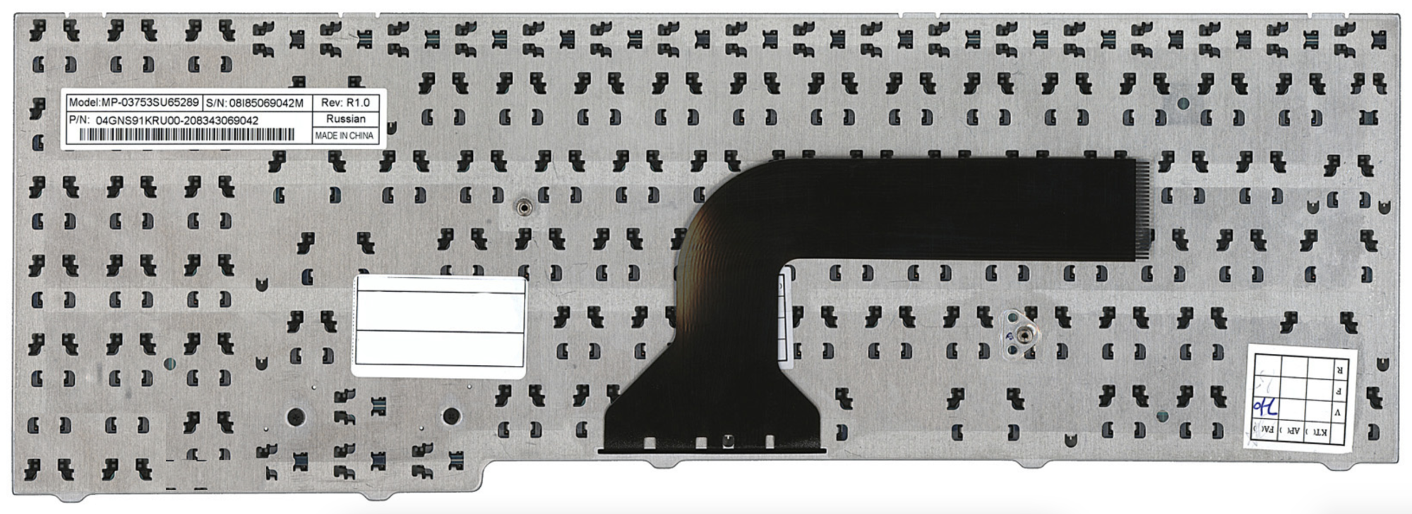 Клавиатура ASUS M50 серебристая, OEM