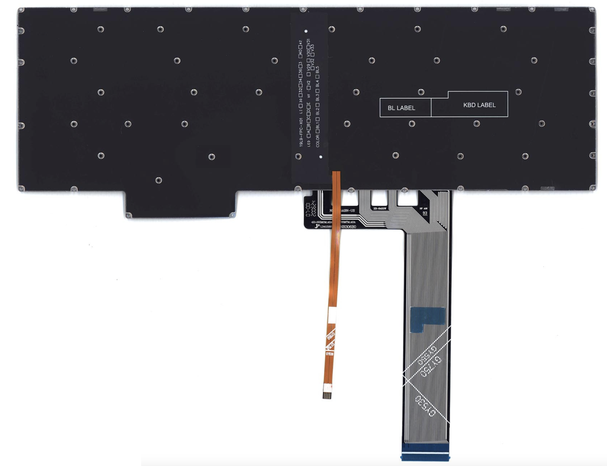 Клавиатура Lenovo Legion 5-15ARH05 с подсветкой, OEM