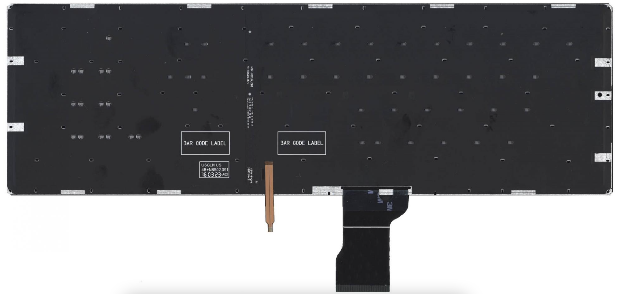 Клавиатура ASUS ROG GL502VM без рамки, с фиолетовой подсветкой, OEM