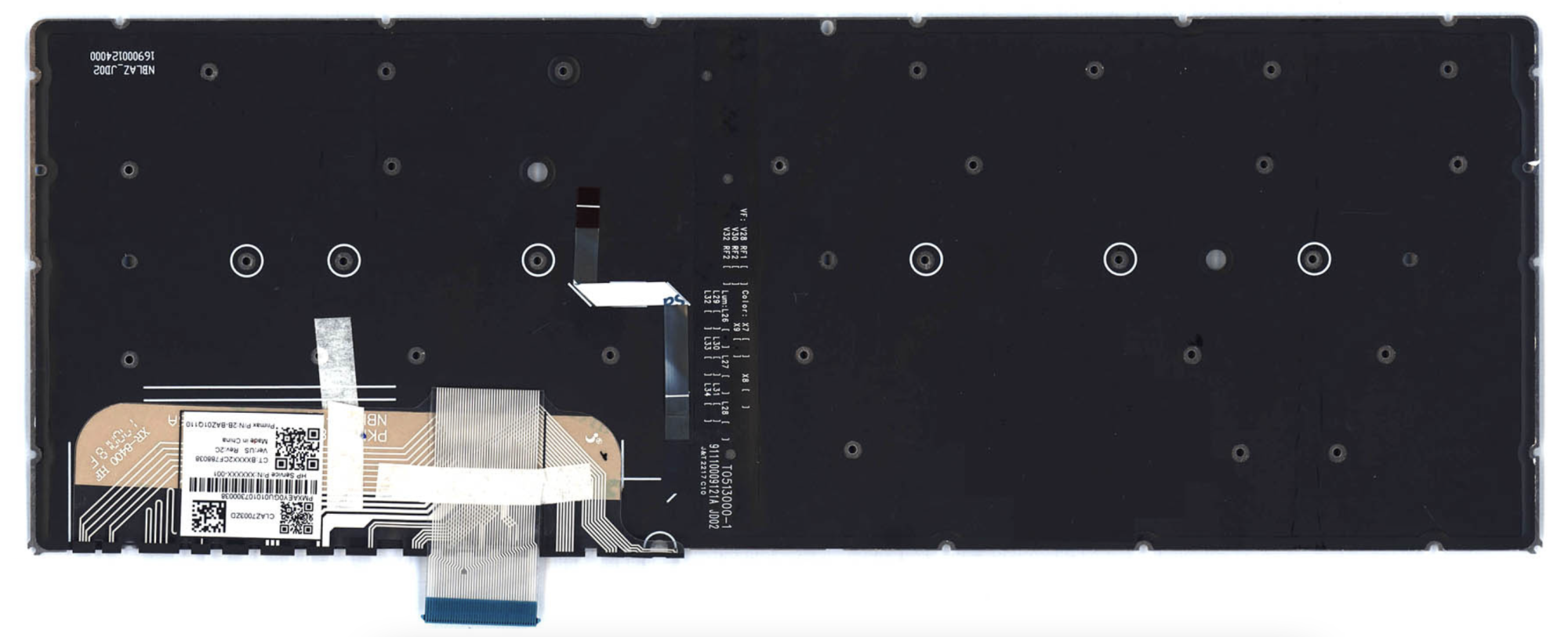 Клавиатура HP EliteBook x360 1040 G5 с подсветкой, OEM