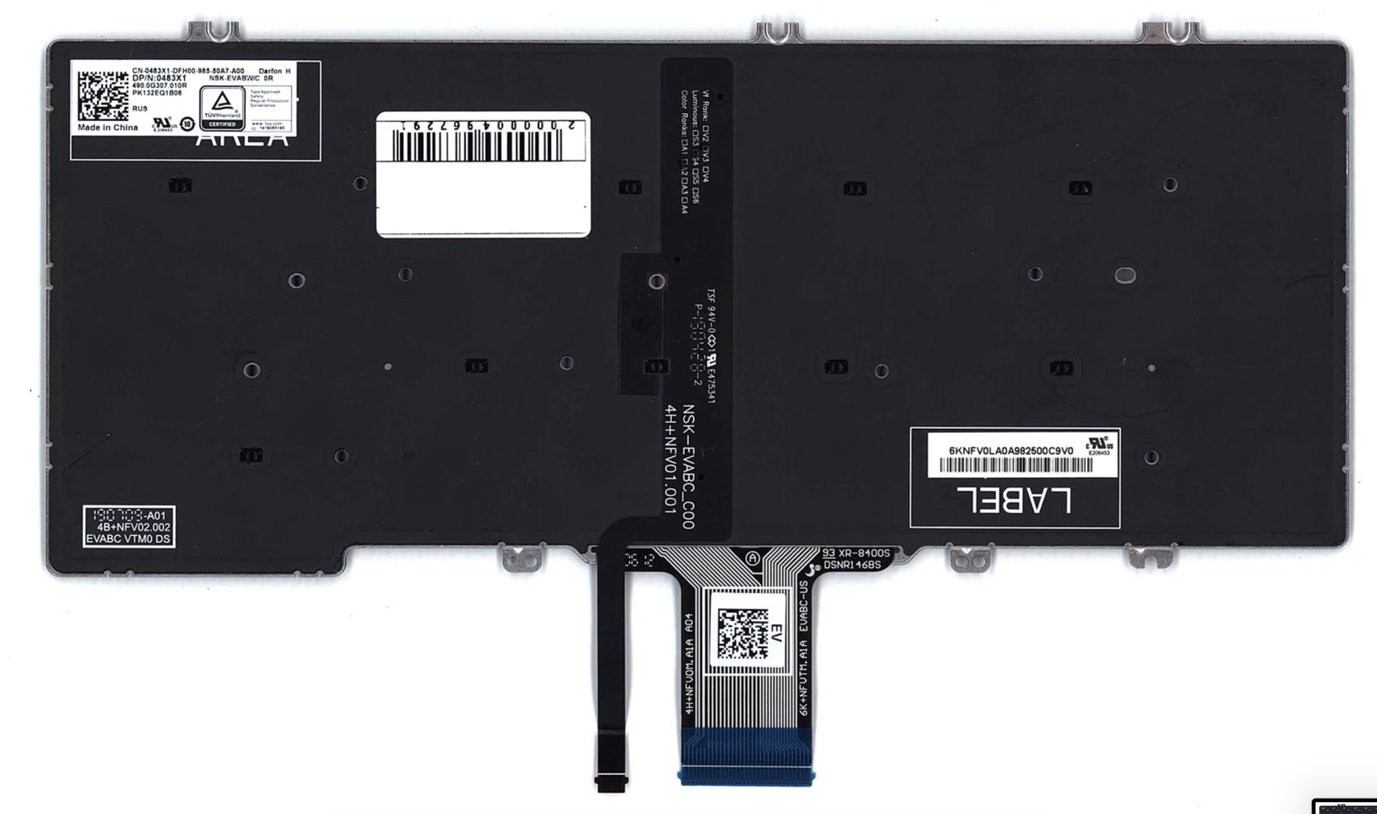 Клавиатура DELL Latitude 7300, 7300-2620 с подсветкой, OEM