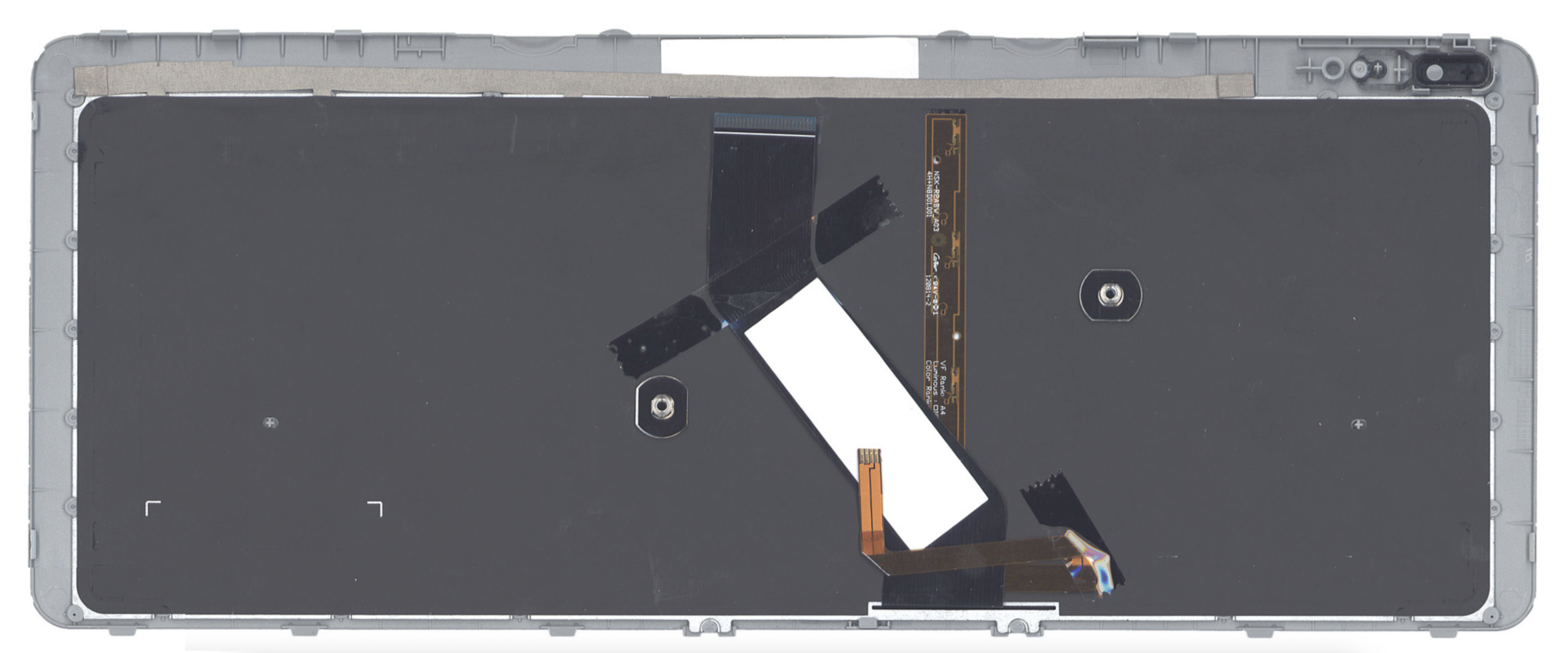 Клавиатура Acer Aspire V5-471 с серебристой рамкой, с подсветкой, OEM