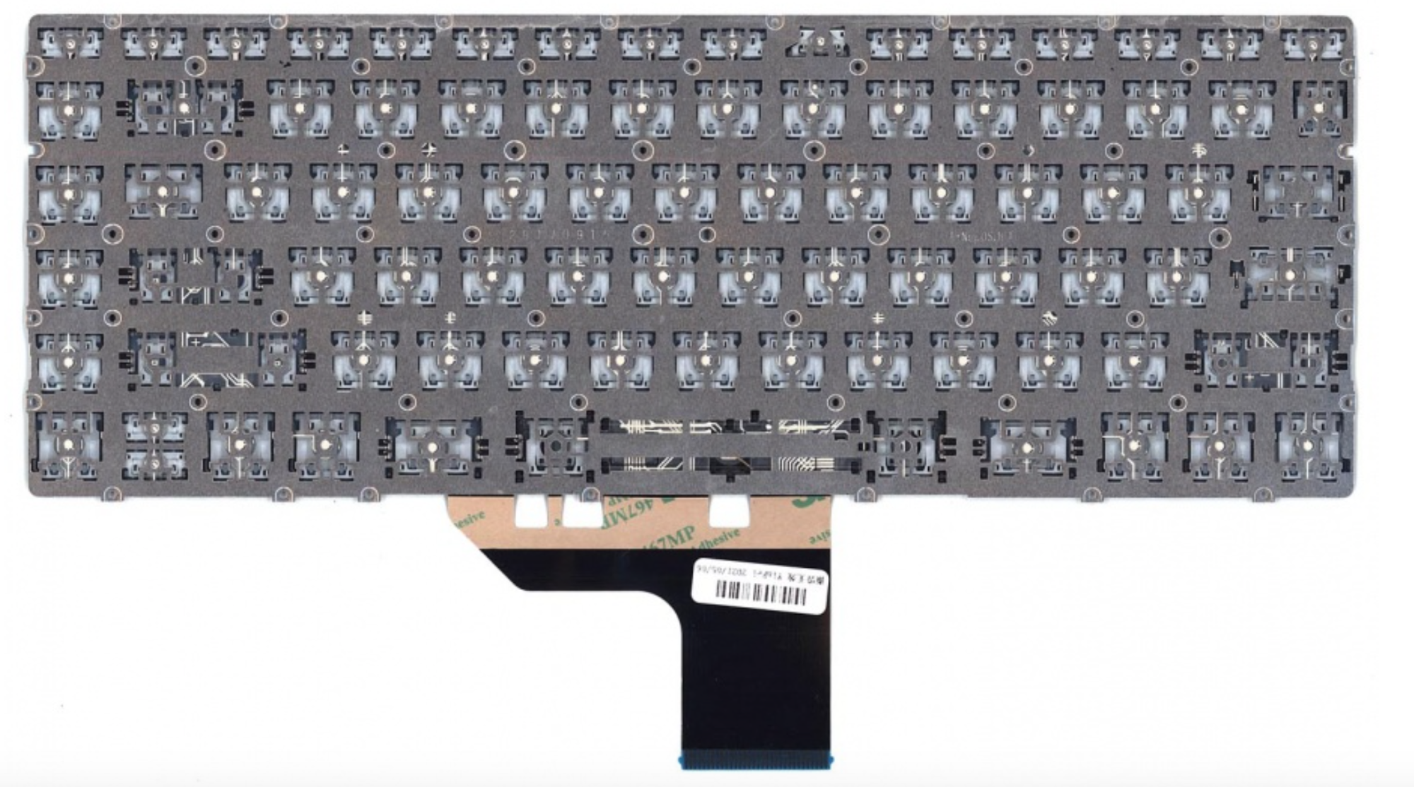 Клавиатура HP Spectre X360 13-ac000 серебристая, с подсветкой, OEM