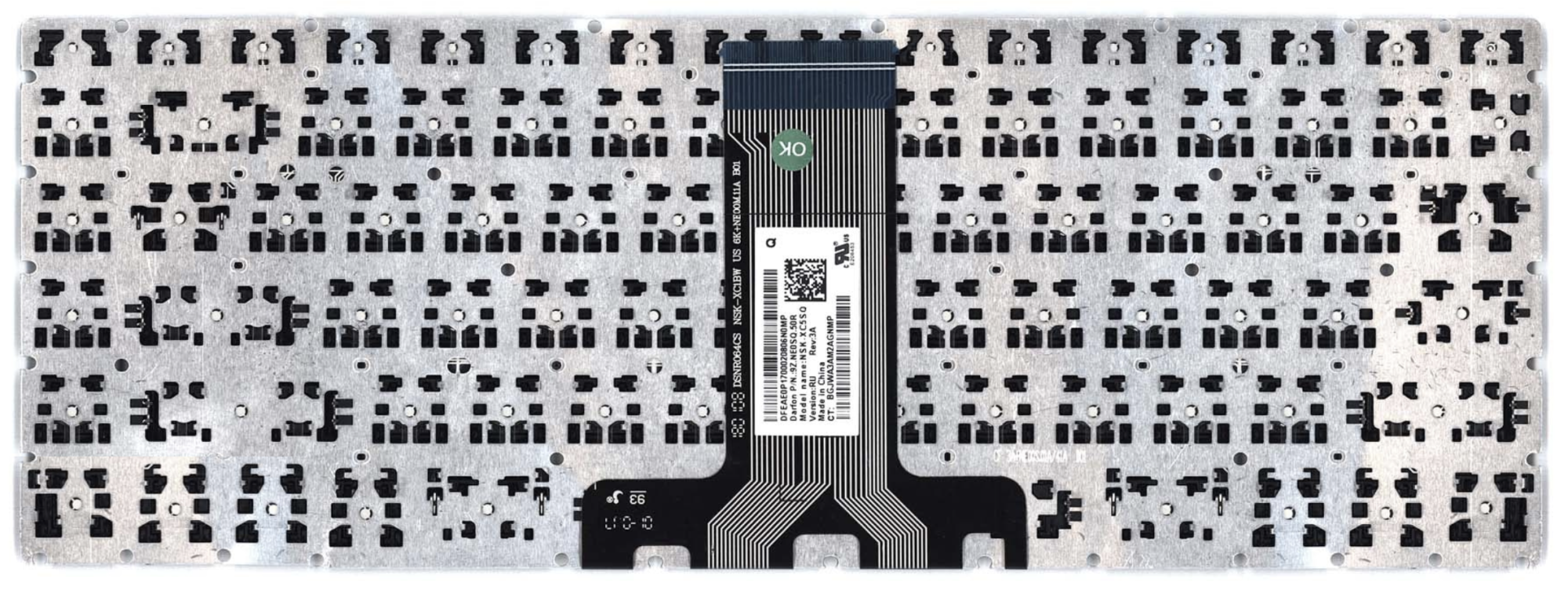 Клавиатура HP 240 G6 без рамки, OEM