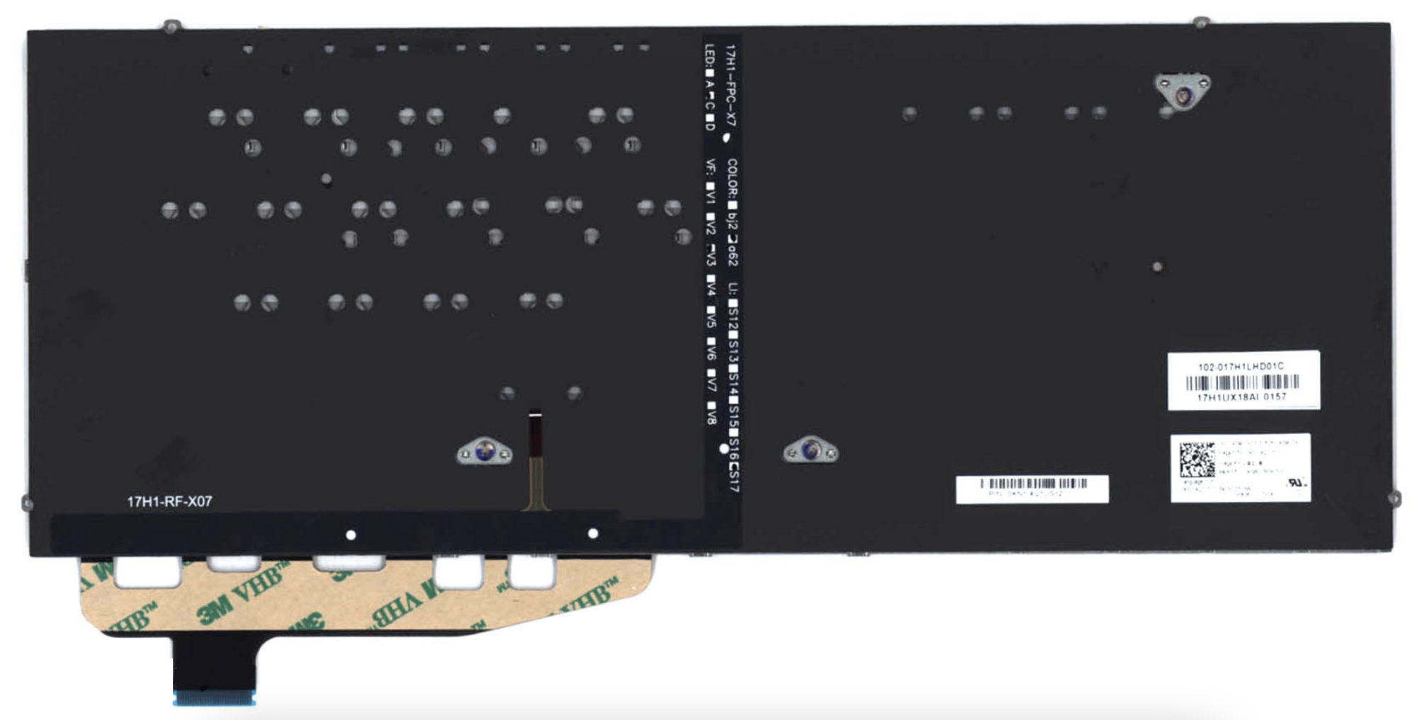 Клавиатура ASUS Zenbook UX391UA-EG023T красная, с подсветкой, OEM