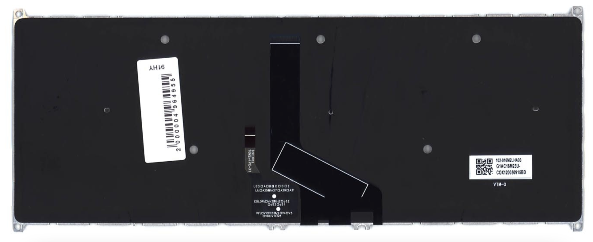 Клавиатура Acer Swift 5 SF514-52T золотистая, с подсветкой, OEM